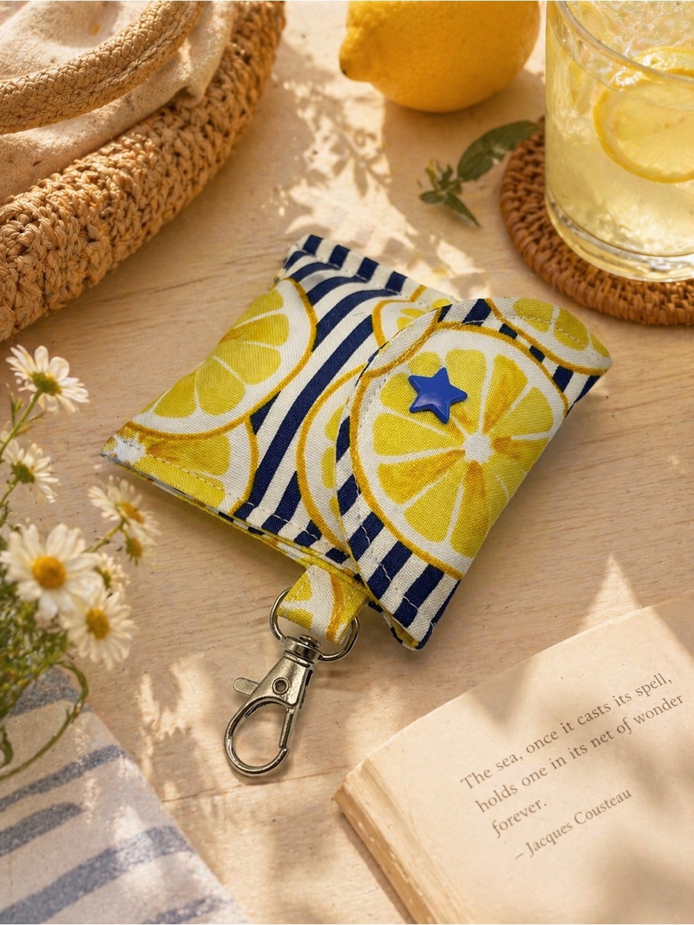 Lemon Print AirPods Case